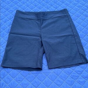 J. McLaughlin Blue Bermuda Shorts Tailored Design Size 12 - Pull On